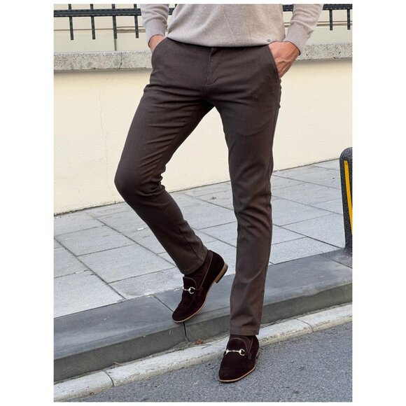 Ermenegildo Zegna Brown Dress Pants - Picture 10 of 14